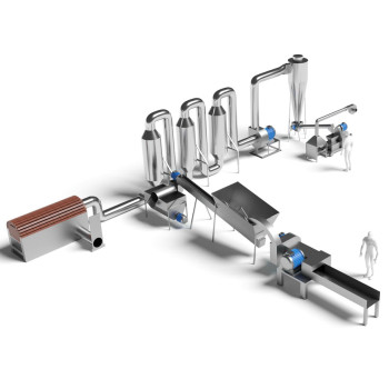 Dryer New generation aerodynamic with automatic adjustment of the drying temperature